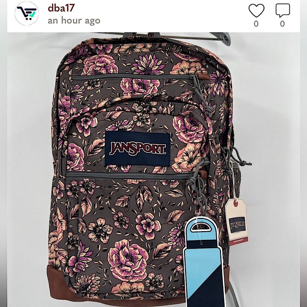 Beautiful Jansport backpack. I purchased it for my daughter, but she can’t use